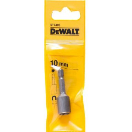 Торцевой ключ, 1/4 дюйма, №10 x 50 мм, магнитный DeWalt DT7403-QZ