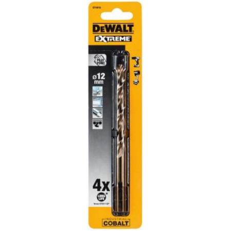 Сверло по металлу COBALT 8%, 12 x 151 x 98 мм DT4916-QZ DeWalt