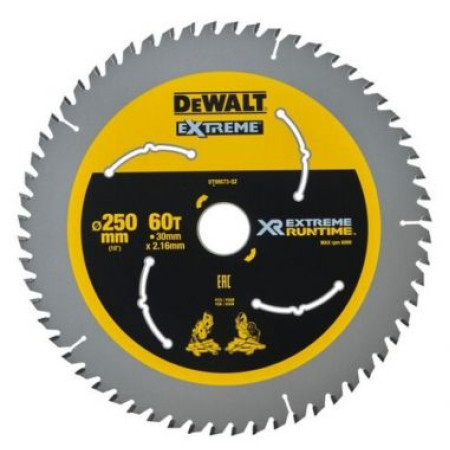 Пильный диск EXTREME RUNTIME, 250х30 мм DeWalt DT99573-QZ