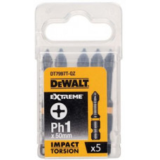 Биты ударные IMPACT Torsion Ph1, 50мм 5шт DT7997T-..