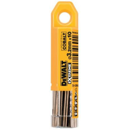 Сверло по металлу COBALT 8% 3.5х70х39мм 10шт DT4923-QZ DeWalt