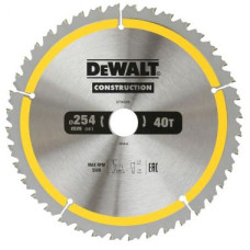 Пильный диск CONSTRUCTION 254/30, 40T ATB7 DeWalt ..
