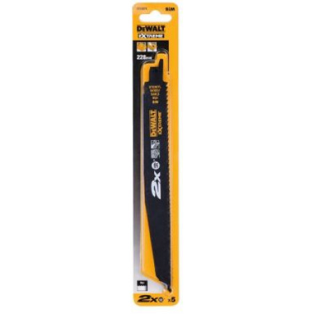 Полотно для сабельных пил BiM DEMOLITION 228х4.2мм S1110VF 5шт DT2307L-QZ DeWalt