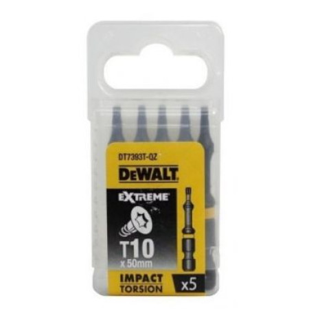 Биты, T10 x 50 мм, 5 шт. DeWalt DT7393T-QZ
