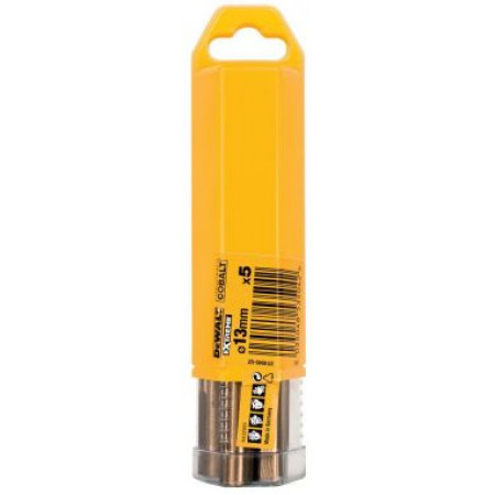 Сверло по металлу COBALT 8% 13х151x 98мм 5шт DT4949-QZ DeWalt