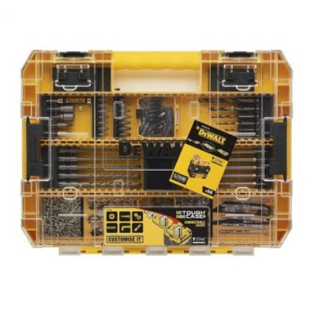 Набор ToughCase+ (85 шт.) с органайзером TSTAK DeWalt DT70762-QZ