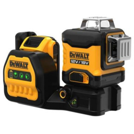 Лазерный уровень самовыравнивающийся линейный ЗЕЛЕНЫЙ DeWalt DCE089D1G18-QW
